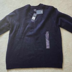 GAP Men's Dark Blue Crewneck Sweater